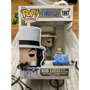 Funko Pop Animation:  One Piece - Rob Lucci with Hattori